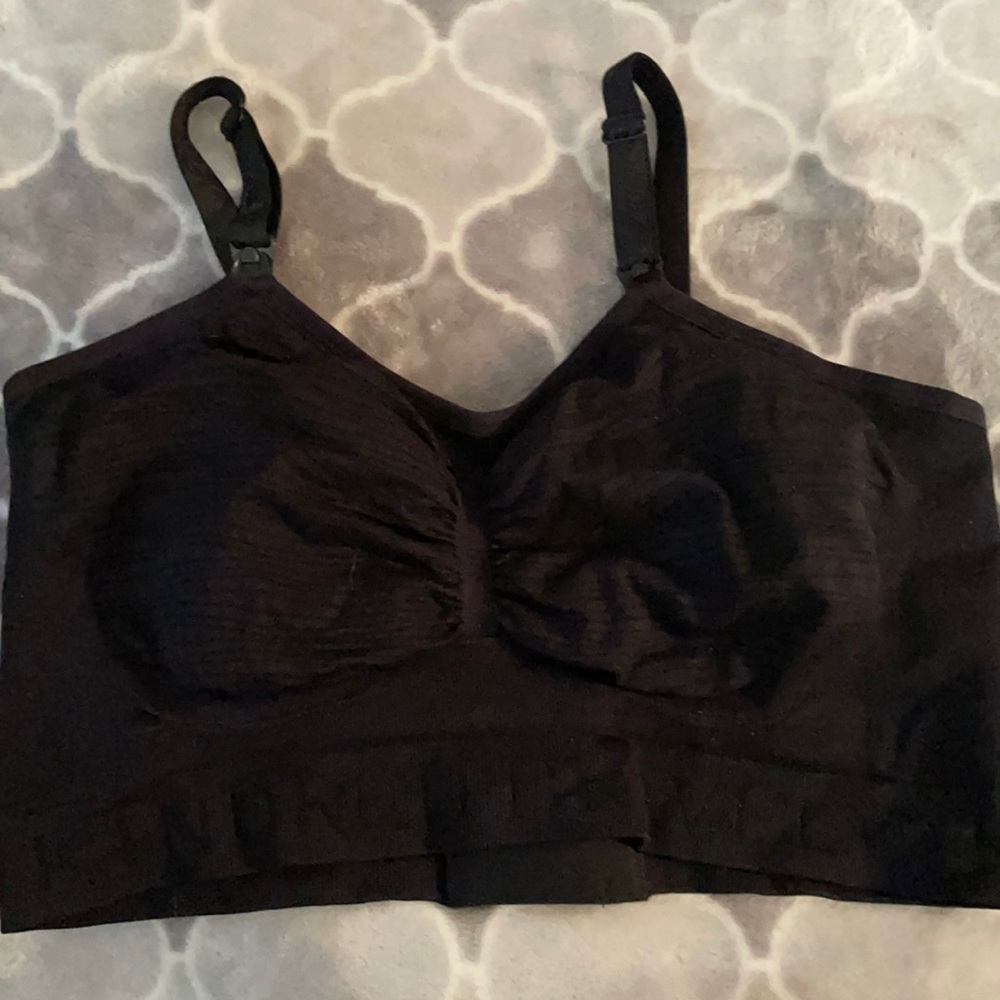 Black kindred bravely pumping & nursing bra